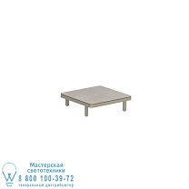 ALURA LOUNGE 80 LTL СТОЛ 80X80X23CM СТОЛЕШНИЦА КЕРАМИЧЕСКАЯ ПЕСКА CEMENTO LUMINOSO Royal Botania