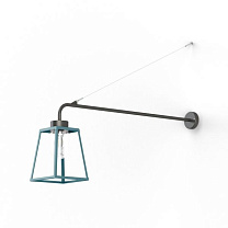 Lampiok 1 N° 6; Clear glass E27 52W; Blue