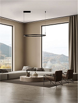 Triac Dimmable Sandy Black Aluminium LED 46Watt 220-240Volt 1879Lm 3000K IP20 D:80 H:150 cm