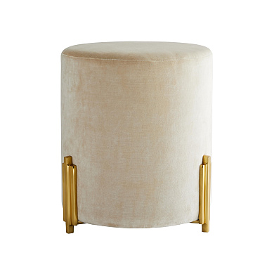 6931 Warby Ottoman Sterling Velvet Arteriors диван