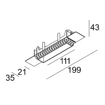 MOUNTING KIT DOT.COM M4 TRIMLESS