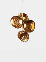Люстра Tom Dixon Melt Mini - Золотой полированный Поликарбонат