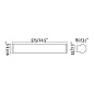 63605 DANUBIO WALL LAMP BRONCE LED 18W 2700K настенный светильник Faro barcelona — фото 4