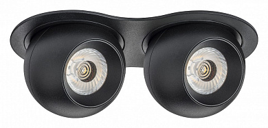 встраиваемый потолочный светильник черный