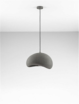 Stone Gray Polyurethane & Resin LED E27 1x12Watt 100-240Volt IP20 Bulb Excluded L:40 W:32 H:250 cm