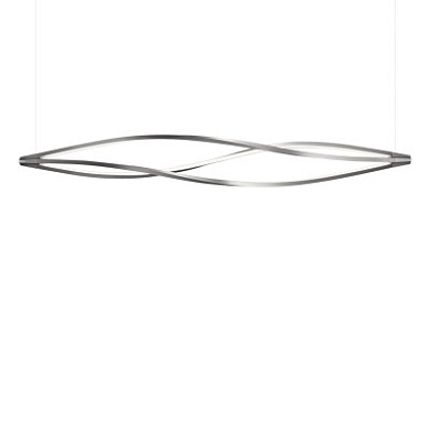 люстра с горизонтальной панелью и LED подсветкой