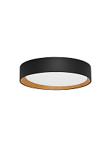 Triac Dimmable Sandy Black Aluminium Wood & Acrylic LED 30 Watt 220-240 Volt 1717Lm 3000K IP20 D: 35 H: 7 cm