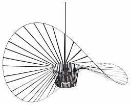 10246/1000 Loft It Chapeau подвесной светильник с веерообразным плафоном чёрный