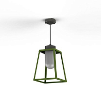 Lampiok 1 N° 3; Frosted glass E27 52W; Fern green