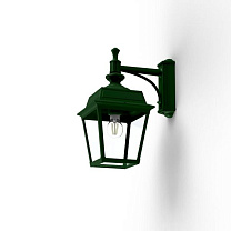 Place des Vosges 1 Tradition N° 4; Clear glass E27 105W; British green