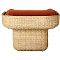 10111614 GUBI Basket Collection Кресло-корзина, ротанг/замша, Sp Fr 133 — фото 1