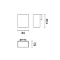 E877 Laser Blade InOut iGuzzini Wall-mounted Laser Blade InOut, Warm White LED, Wide Flood optic — фото 1