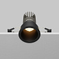 Встраиваемый светильник Maytoni Dip 10W 920лм Черный DL116-10W-3K-B — фото 1