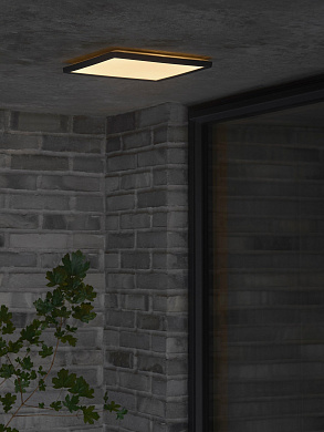 Nordlux Oja 29 Outdoor Square потолочный светильник черный 2618356103