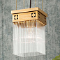 HL 6-1610/1 Alt-bronze Art Quatro Orion подвесной стеклянный светильник — фото 2