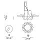 Leucos HELIOS F 0002256 встраиваемый спот (точечный светильник)