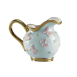 0004354-556 Villari Butterfly креманка с узором и золотистой отделкой