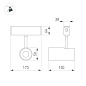 026841 Arlight Светильник CLIP-38-SPOT-R146-6W Warm3000 (BK, 24 deg, 24V) — фото 1