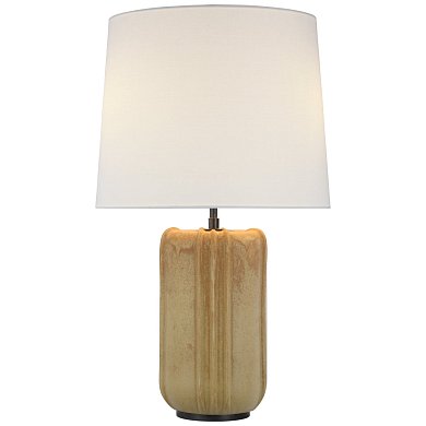 Настольная лампа Visual Comfort Minx, жёлтая керамика TOB3687YOX-L
