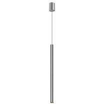 LOGIC Q300 8.30 WB + BASE N Led Technology подвесной светильник сатиновое серебро + чёрный