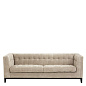 110192 Sofa Aldgate greige velvet диван Eichholtz