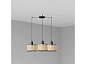 64314-47-3L MAMBO BLACK PENDANT LAMP RATTAN LAMPSHADE ø210*200 подвесной светильник Faro barcelona