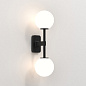 1429005 Tacoma Twin Astro lighting настенный светильник матовый чёрный — фото 1