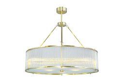 PP-325 Patinas lighting Miami подвесной светильник-барабан из стеклянных трубок, Ø70 см