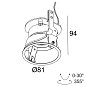 24224 9210-R Delta Light IMAX Ii Round Adjustable Trimless встраиваемый светильник Cl 9276 — фото 1