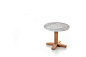 Jeko Садовый столик из мелиорированного дерева и мрамора Gervasoni