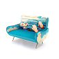 SE16096 Seletti Toiletpaper - Furniture Двухместный диван с туалетной бумагой - Sea Girl — фото 2