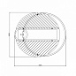 10226/3LED ROUND Escada Concept потолочный светильник, 60Вт, 3000, 4000, 6000K, 4170лм, белый