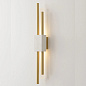 Бра Crystal Lux CARTA AP6W LED WHITE/BRASS — фото 3