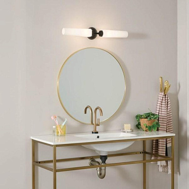 Truby 24.75" 2 Light Vanity Light Black настенный светильник 55075BK Kichler