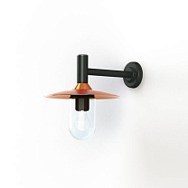 Montana N° 2; Clear glass E27 105W - Lacquered copper dome; Black grey