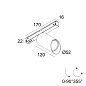M26L - SPY 52 WALLWASH 927 MDL FG фламандское золото Delta Light трековый светильник — фото 1