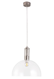 ANGELINA SP1 NICKEL Crystal Lux ANGELINA подвесной светильник с никелевым держателем и стеклянным шаром