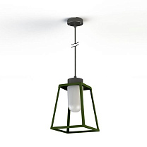 Lampiok 1 N° 4; Frosted glass E27 52W; Fern green