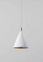 Plaster White with Cream Etched Gold