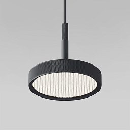 a065411 Elektrostandard Plate подвесной светильник с круглым плоским плафоном и нижним рассеивателем