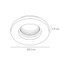 A9210PL-1WH Arte Lamp Invisible точечный встраиваемый светильник GU10 1х35W — фото 2