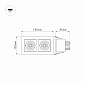 Встраиваемый карданный светильник Arlight CL-KARDAN-S180x102-2x9W — фото 1