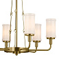 Vetivene 6 Light Chandelier Natural Brass люстра 52451NBR Kichler