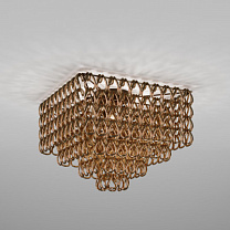 МИНИ-ПОТОЛОЧНЫЙ СВЕТИЛЬНИК 65Q CRYSTAL GOLD ГЛЯНЦЕВЫЙ ХРОМ E27 CE
