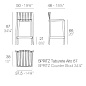 Spritz counter stool 50x46x87 стул, Vondom — фото 1