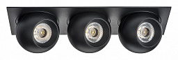i537747474 Lightstar Intero встраиваемый потолочный светильник черный