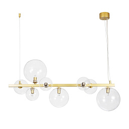 A7790SP-8GO Arte Lamp VINCENT подвесная люстра с восемью плафонами из стекла