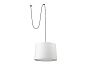 68604-54 CONGA PENDANT LAMP WITH PLUG E27 ø500*350*ø450 WHI подвесной светильник Faro barcelona