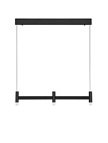 Triac Dimmable Sandy Black Aluminium & Acrylic LED 12 Watt 220-240 Volt 780Lm IP20 2700K L:75 W:3.5 H:185 cm