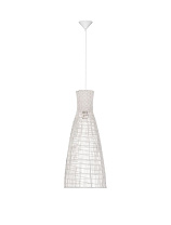 Natural Rattan & Sandy White Metal Base LED E27 1x12Watt 100-240Volt IP20 Bulb Excluded D:35 H:270 cm